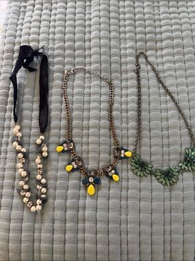 3 J.Crew Statement Necklaces